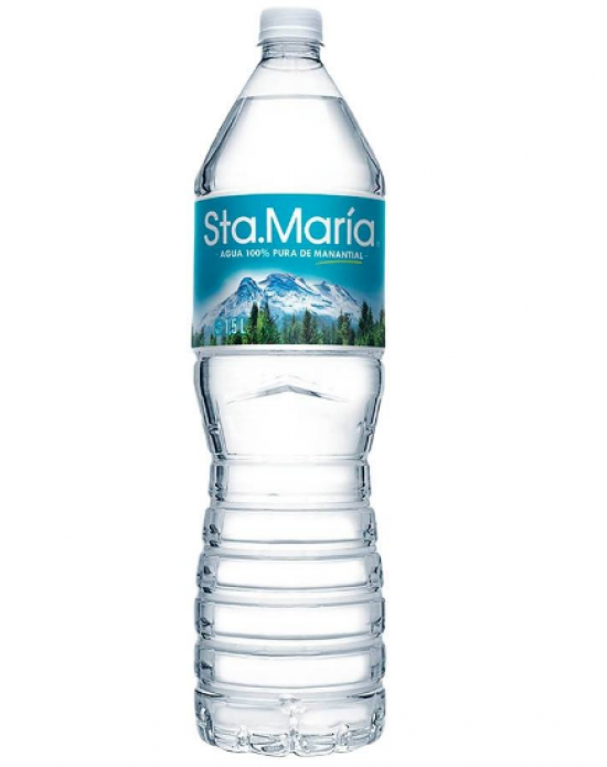 Agua Santa María botella de 1.5 l