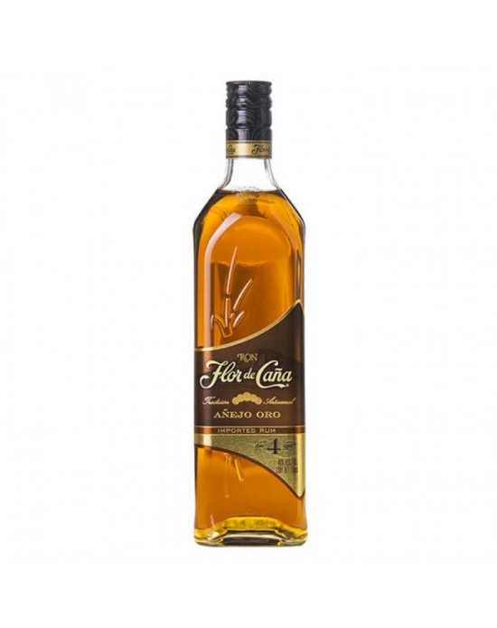 FLOR DE CAÑA GOLD ORO 4 AÑOS 750 ml 