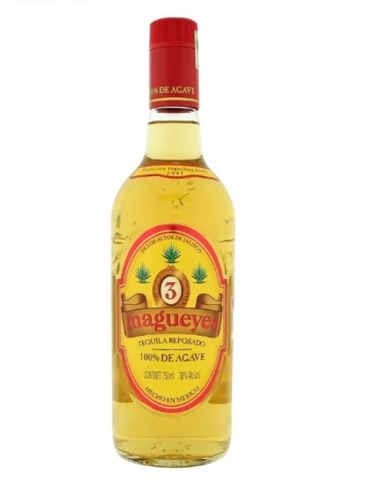 TEQUILA 3 MAGUEYES REP 750ML